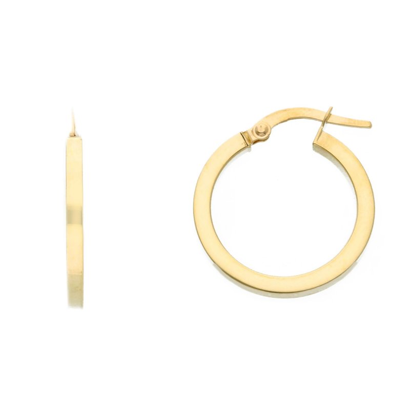 Songa Antonio - Orecchini Cerchio - Oro Giallo - 18Ct