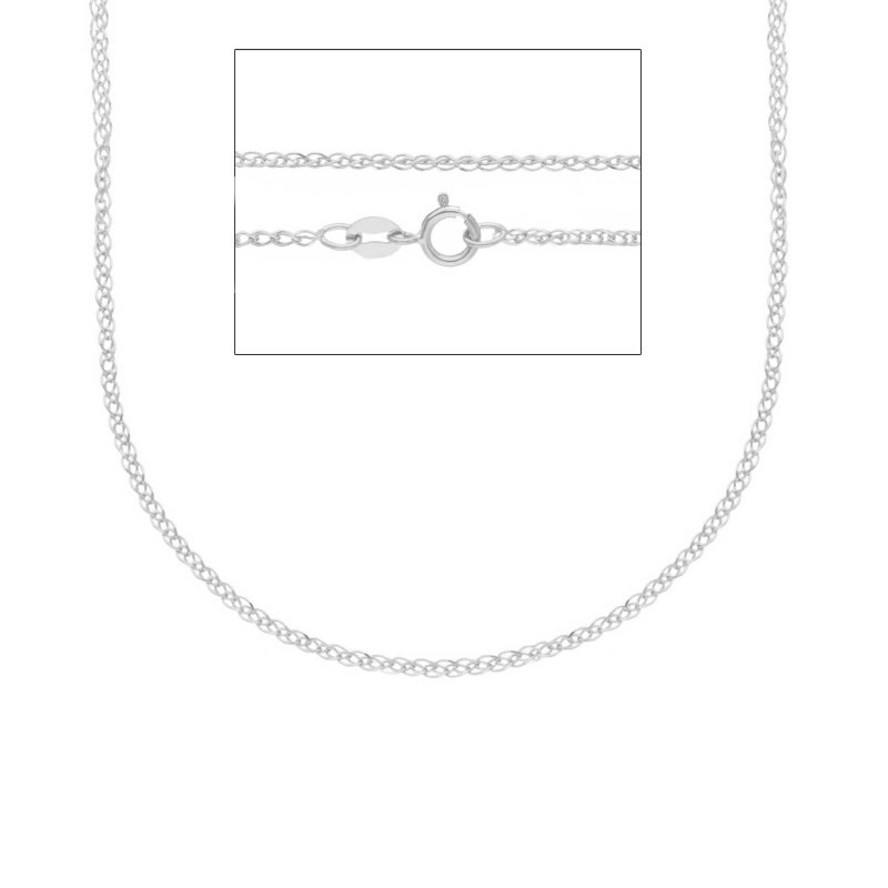 Songa Antonio - Catena Girocollo - Oro Bianco - 18 Carati