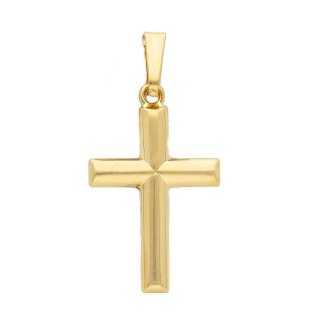 Songa Antonio - Croce Pendente - Oro Giallo - 18 Carati