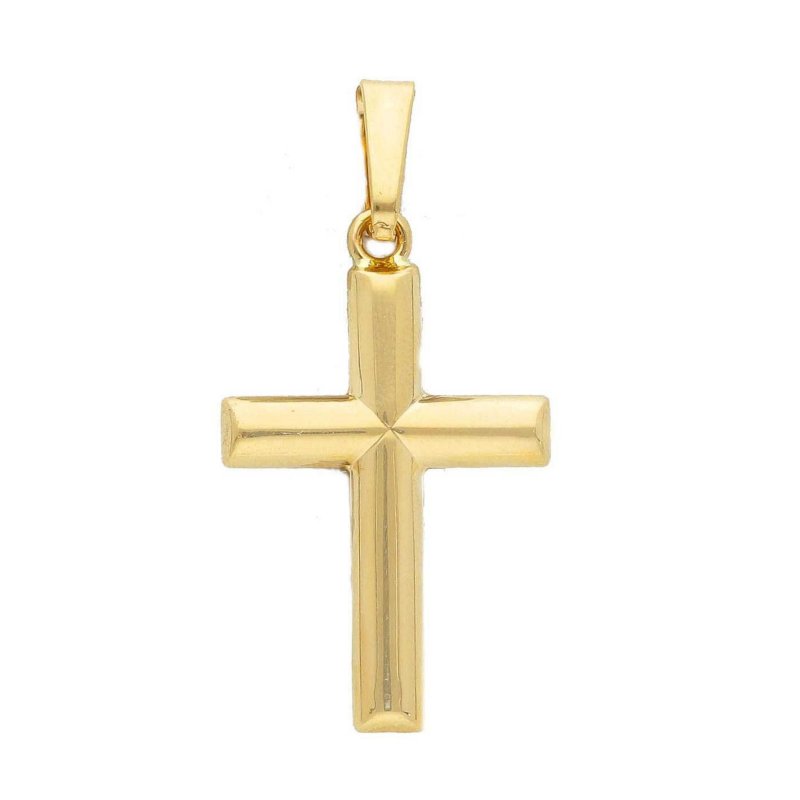 Songa Antonio - Croce Pendente - Oro Giallo - 18 Carati