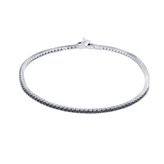 Songa Antonio - Bracciale Tennis - Oro Bianco - Zirconia Cubica