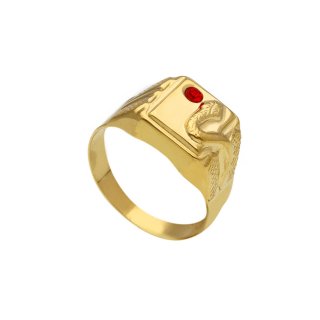 Songa Antonio - Anello Chevalier - Oro Giallo - Cristallo Artificiale