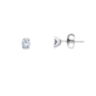 Songa Antonio - Orecchini Punto Luce - Oro Bianco - 18 Ct