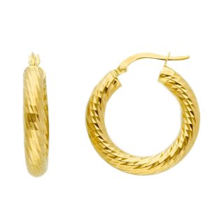 Songa Antonio - Orecchini Cerchio - Oro Giallo - 18 Ct