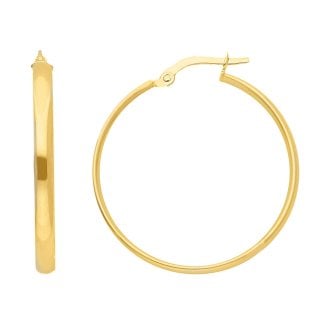 Songa Antonio - Orecchini Cerchio - Oro Giallo - 18 Ct