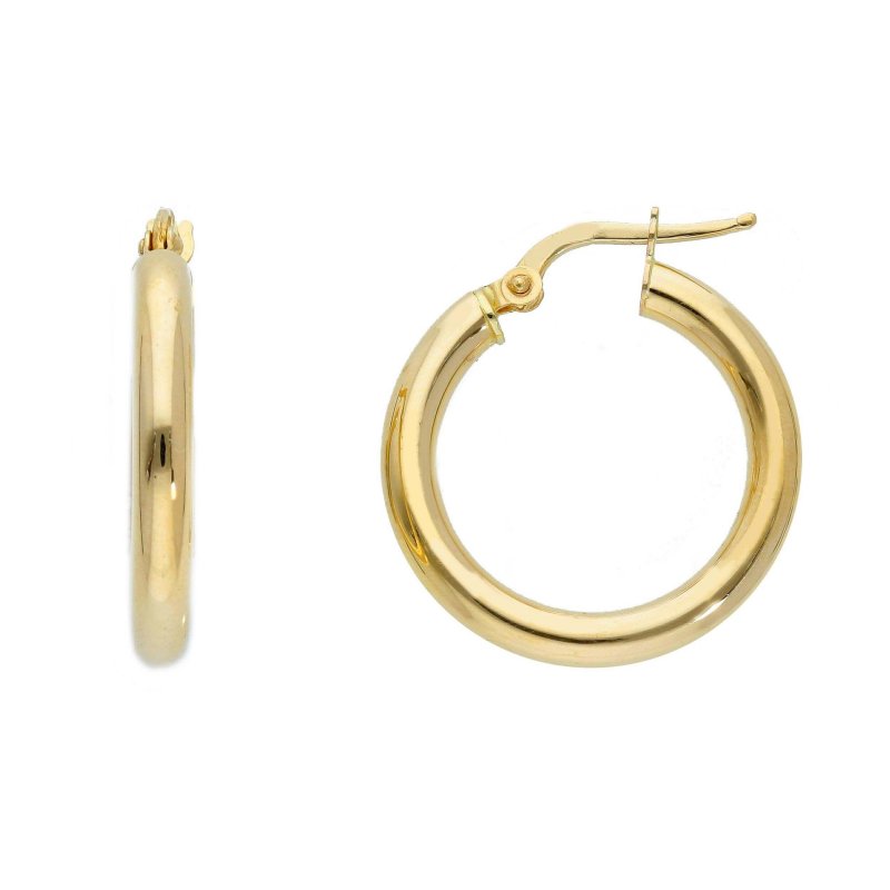 Songa Antonio - Orecchini Cerchio - Oro Giallo - 18 Ct