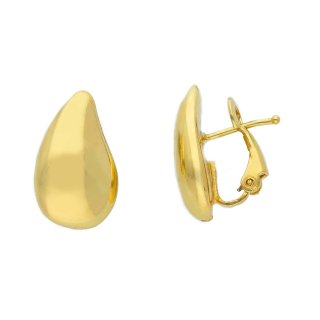 Songa Antonio - Orecchini Perno Clips - Oro Giallo 18 Ct