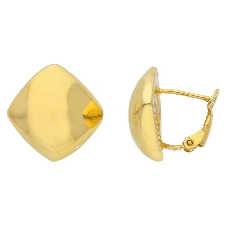 Songa Antonio - Orecchini Perno Clips - Oro Giallo 18 Ct