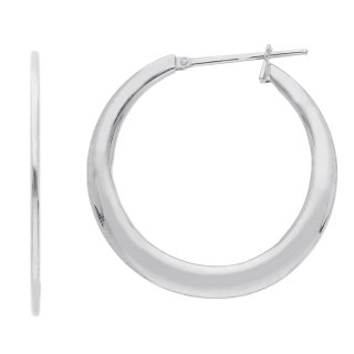 Songa Antonio - Orecchini Cerchio - Oro Bianco - 18 Ct