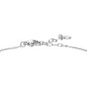 Luca Barra - Bracciale Donna - Acciaio - Cuore E Cristalli Bianchi