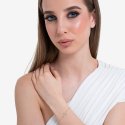 Luca Barra - Bracciale Donna - Acciaio Ip Gold - Croce E Zirconi