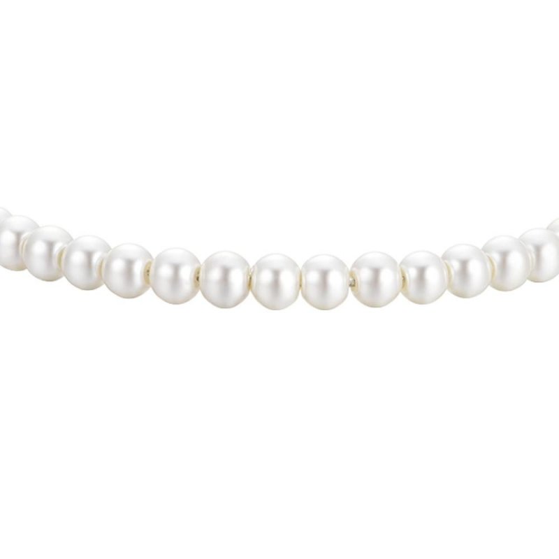 Luca Barra - Bracciale Donna - Acciaio - Perle Bianche