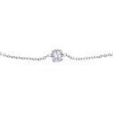 Luca Barra - Bracciale Donna Acciaio - Cristallo Bianco - 16+3Cm