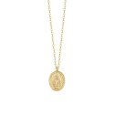 Luca Barra - Collana Donna Medaglietta Madonnina - Acciaio Ip Gold