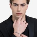 Luca Barra - Bracciale Uomo Acciaio - Effetto Vintage - 19+3Cm