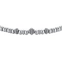 Luca Barra - Bracciale Uomo Acciaio - Effetto Vintage - 19+3Cm