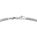 Luca Barra - Bracciale Uomo Acciaio - Effetto Vintage - Design Moderno