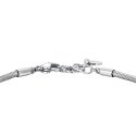 Luca Barra - Bracciale Uomo Acciaio - Effetto Vintage - Sfere Nere