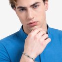 Luca Barra - Bracciale Uomo Acciaio - Ematite - Malachite