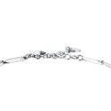 Luca Barra - Bracciale Uomo Acciaio - Pietre Agata Elegante