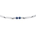Luca Barra - Bracciale Uomo - Acciaio - Pietre Lapis