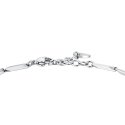 Luca Barra - Bracciale Uomo - Acciaio - Pietre Turchesi