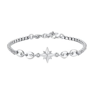 Luca Barra - Bracciale Uomo - Acciaio - Rosa Dei Venti