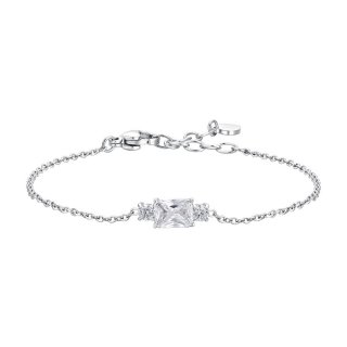 Luca Barra - Bracciale Donna Acciaio - Zirconi Bianchi - Eleganza