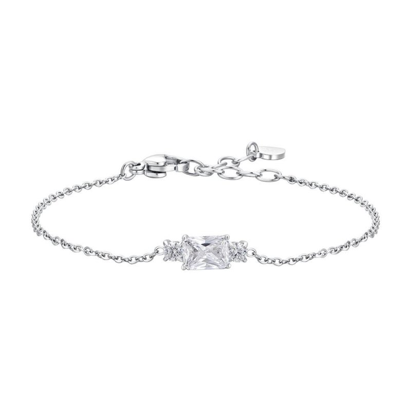 Luca Barra - Bracciale Donna Acciaio - Zirconi Bianchi - Eleganza