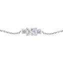 Luca Barra - Bracciale Donna Acciaio - Zirconi Bianchi - Eleganza