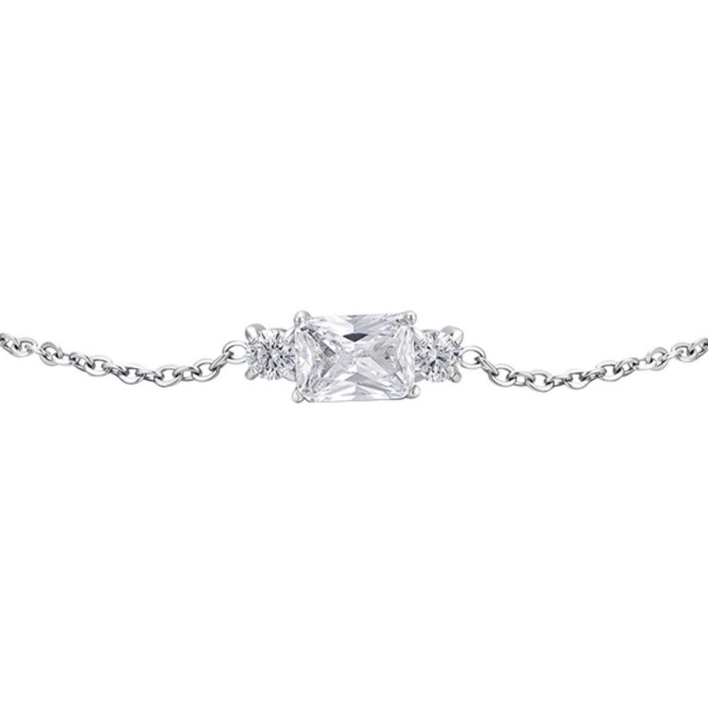 Luca Barra - Bracciale Donna Acciaio - Zirconi Bianchi - Eleganza