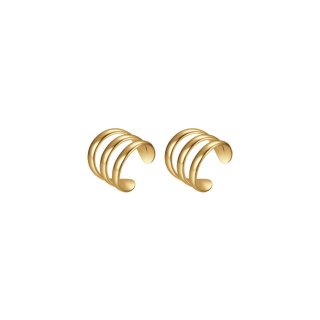 Luca Barra - Ear Cuff Donna - Acciaio Ip Gold - Finitura A Specchio