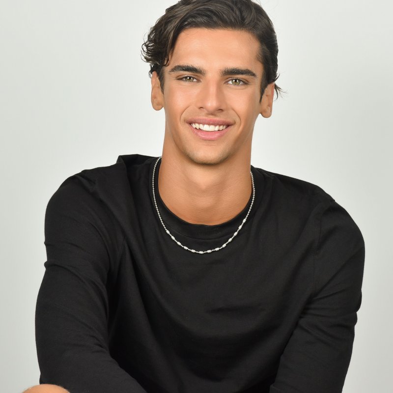 Luca Barra - Collana Uomo Acciaio - Elegante - Versatile