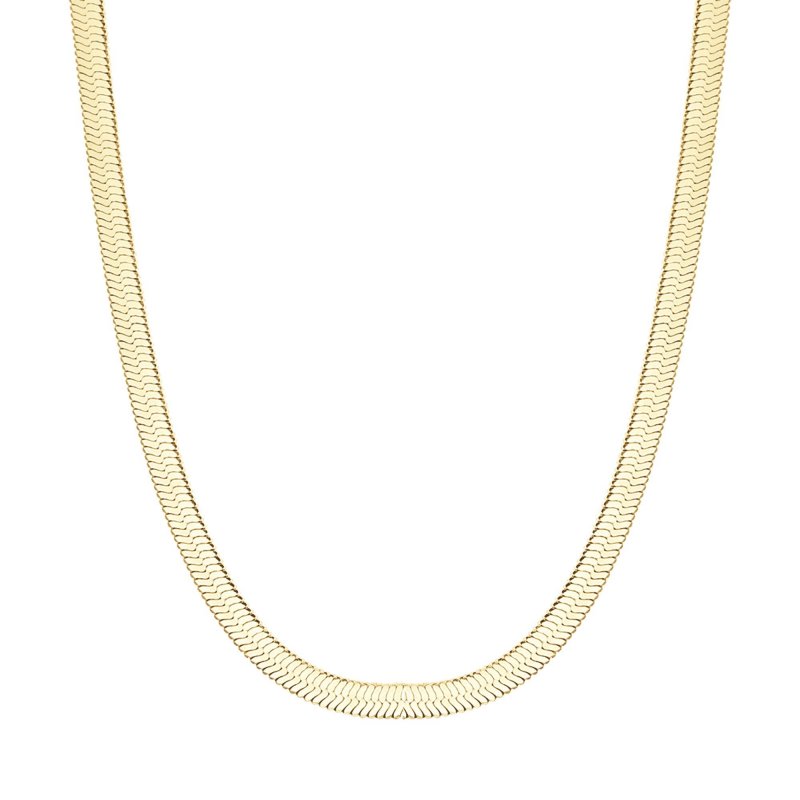 Luca Barra - Collana Snake Donna - Acciaio Dorato - 38+5Cm