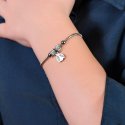 Luca Barra - Bracciale Bambina - Acciaio - Cristalli Bianchi