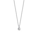 Luca Barra - Collana Donna Acciaio - Zircone Bianco - 40+5Cm