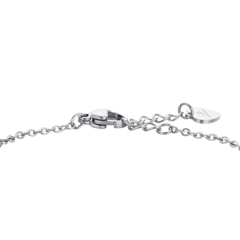 Luca Barra - Bracciale Bambina - Acciaio - Smalto Rosa