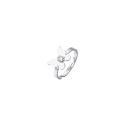 Luca Barra - Anello Donna Farfalla - Acciaio - Zircone Bianco