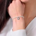 Luca Barra - Bracciale Donna Acciaio - Perle Sintetiche - Zircone Bianco