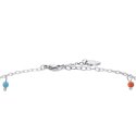 Luca Barra - Cavigliera Donna - Acciaio - Pietre Multicolor