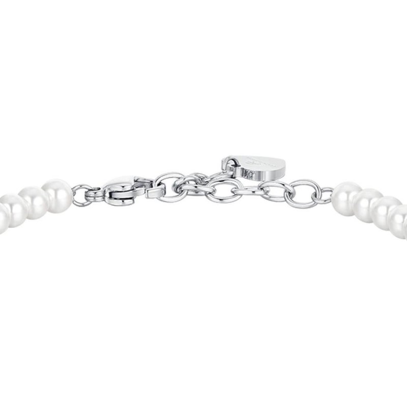 Luca Barra - Bracciale Donna - Acciaio - Perle Sintetiche