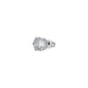 Luca Barra - Mono Orecchino Donna - Acciaio - Zircone Bianco