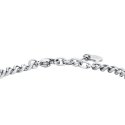Luca Barra - Bracciale Uomo Acciaio - Piastra Ip Black - Infinito