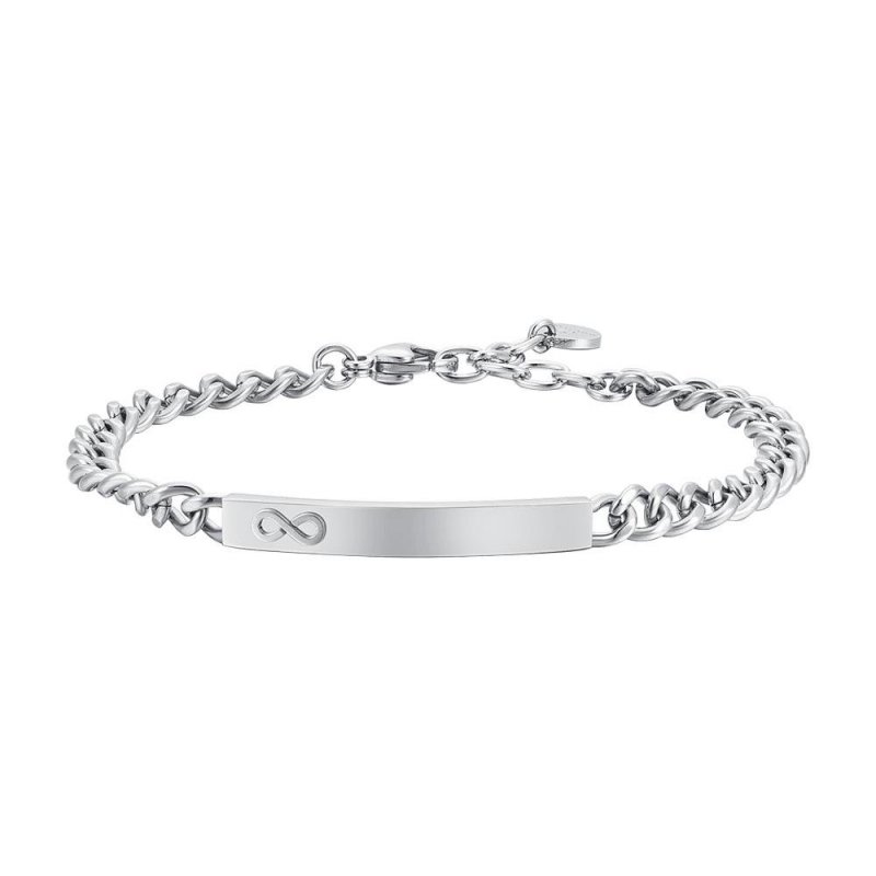 Luca Barra - Bracciale Uomo Infinito - Acciaio - Elegante
