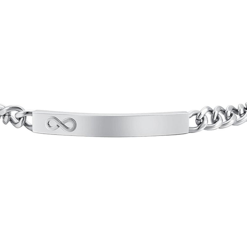 Luca Barra - Bracciale Uomo Infinito - Acciaio - Elegante