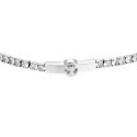 Luca Barra - Bracciale Tennis Uomo - Acciaio - Zirconi Bianchi
