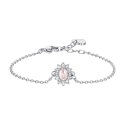 Luca Barra - Bracciale Donna Acciaio - Cristalli - Zircone Rosa