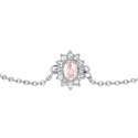 Luca Barra - Bracciale Donna Acciaio - Cristalli - Zircone Rosa