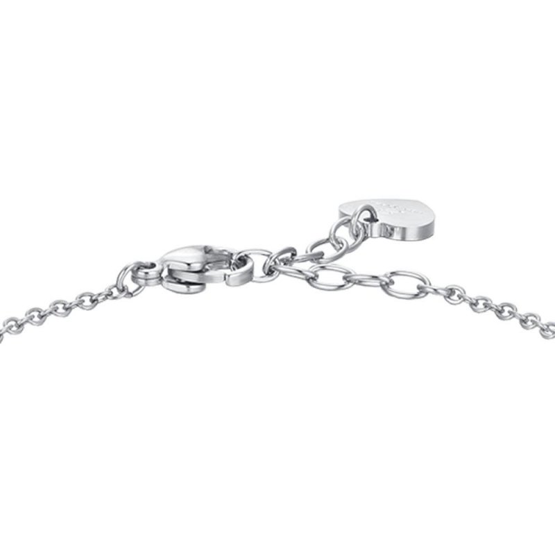 Luca Barra - Bracciale Donna Acciaio - Cristalli - Zircone Rosa