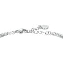 Luca Barra - Bracciale Tennis Donna - Acciaio - Cristalli Bianchi
